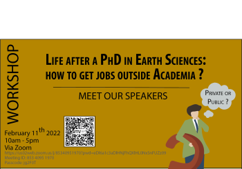 Life after a PhD in Earth Sciences: How to get a job outside academia?