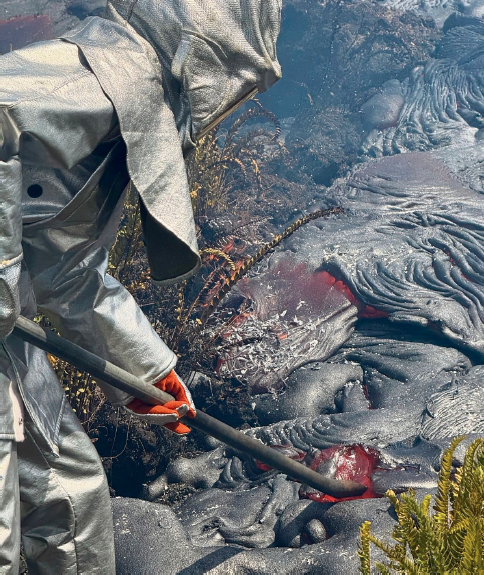 Éruption à La Réunion