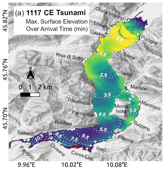 Quand les activités humaines amplifient le risque de tsunami dans les grands lacs italiens